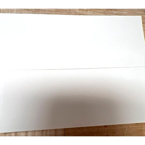 21 White Blank Greeting Cards & Envelopes Set For Painting , Stenciling - Picture 2 of 3